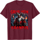 Vintage Gruß Vom Krampus Dark Christmas Merry Holiday Horror T-Shirt - T-Shirt | Maroon