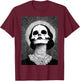 Occult Goth Girl Gothic Dark Aesthetic Death Macabre Horror T-Shirt - T-Shirt | Maroon