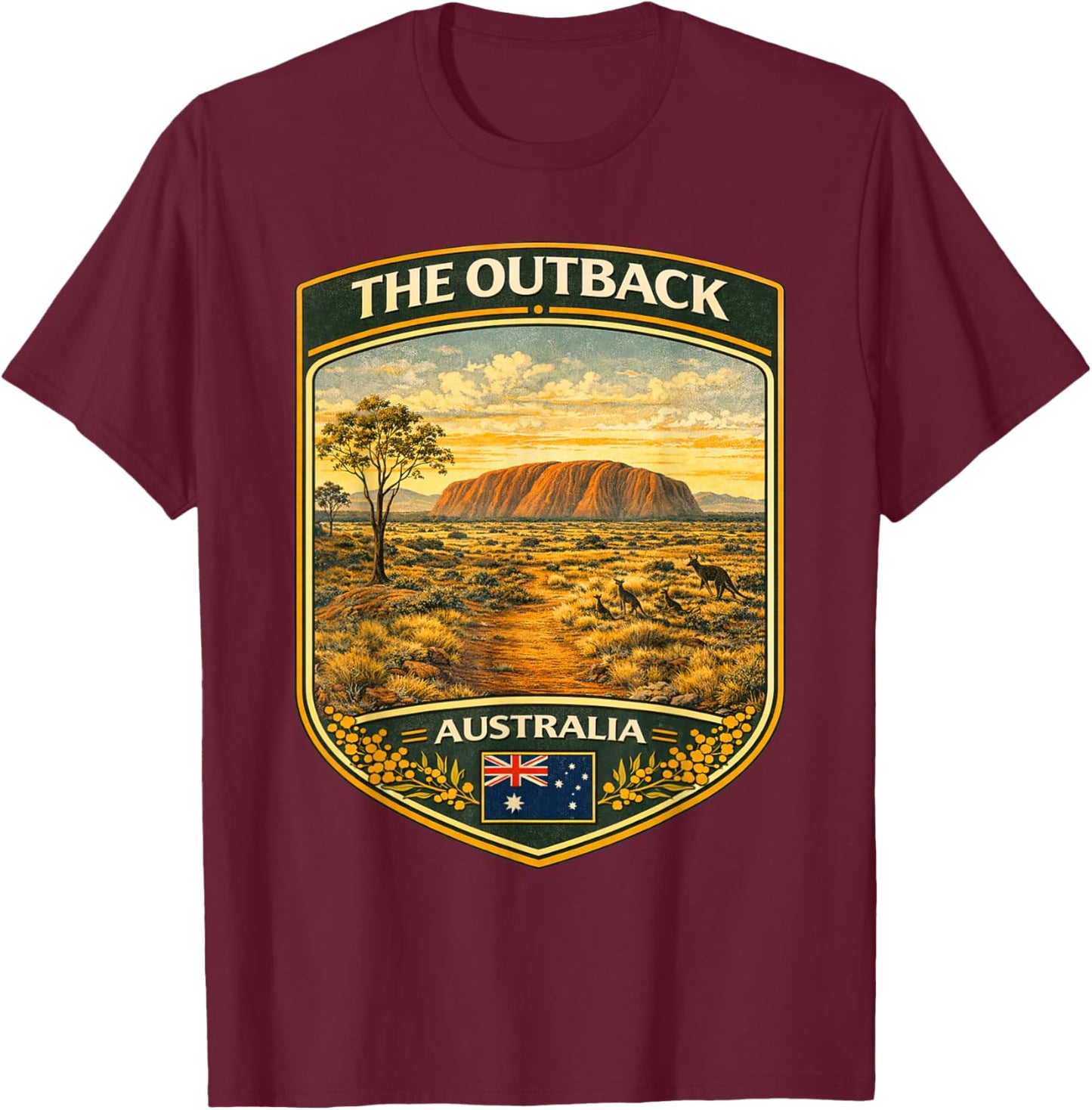 Australia T-Shirt - T-Shirt | Maroon