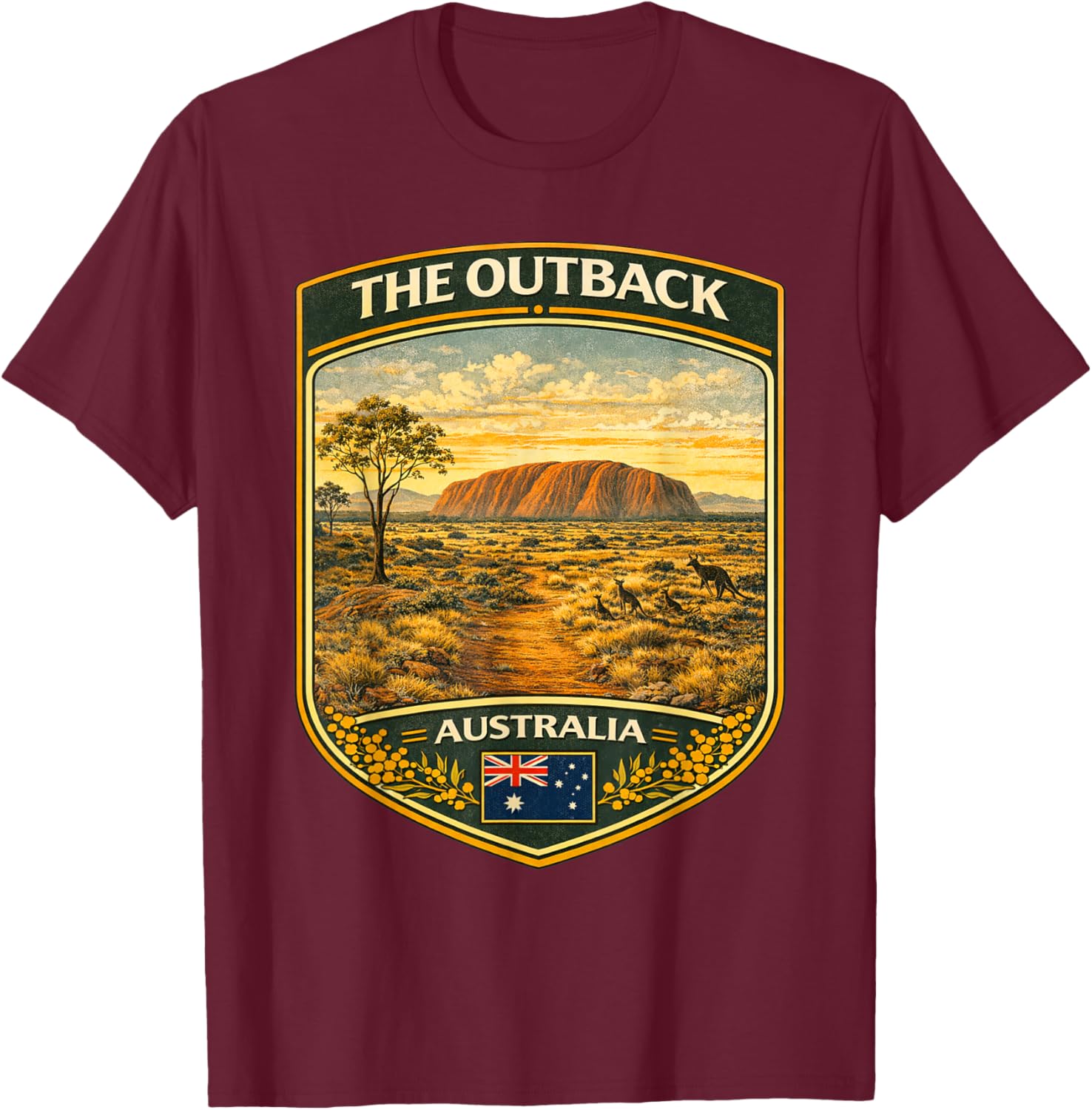 Australia T-Shirt - T-Shirt | Maroon