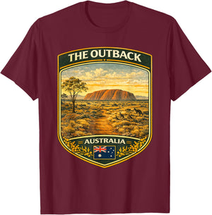 Australia T-Shirt - T-Shirt | Maroon