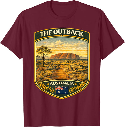 Australia T-Shirt - T-Shirt | Maroon