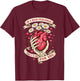 Skeleton Hand with Heart Valentines Day Women T-Shirt - T-Shirt | Maroon