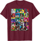 Transformers Transformer Squares T-Shirt - T-Shirt | Maroon