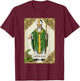 St Patrick Snake Gon Git Card Saint Pattys Men Women Kids T-Shirt - T-Shirt | Maroon