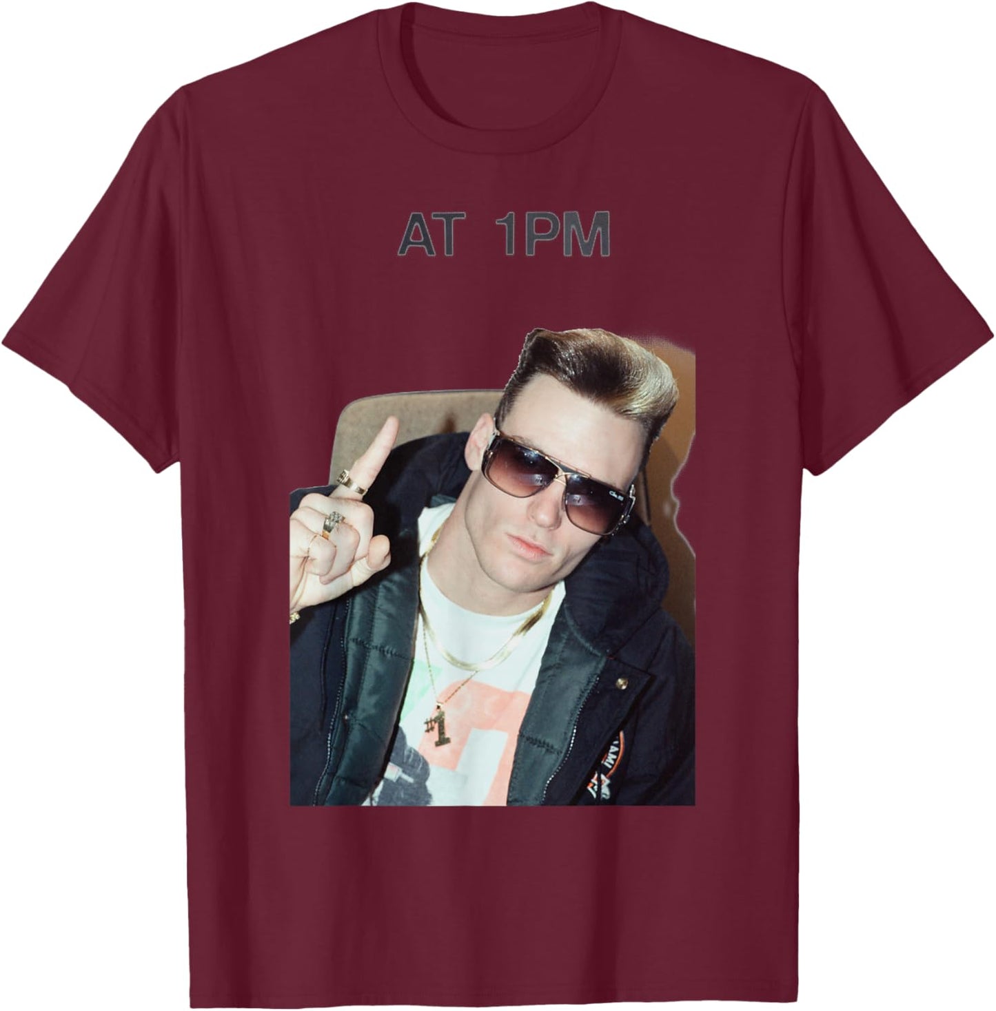 Vanilla Ice Rapper at Tower Records London 1990 T-Shirt - T-Shirt | Maroon