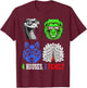 AMISTAD, ISIBINDI, ALTRUISMO, REVEUR Four Houses 1 Family T-Shirt - T-Shirt | Maroon