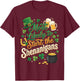 St Patricks Day Shamrock Most Likely to Start The Shenanigan T-Shirt - T-Shirt | Maroon