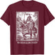 Funny Medieval Bigfoot Sasquatch Knight Fantasy Folklore T-Shirt - T-Shirt | Maroon