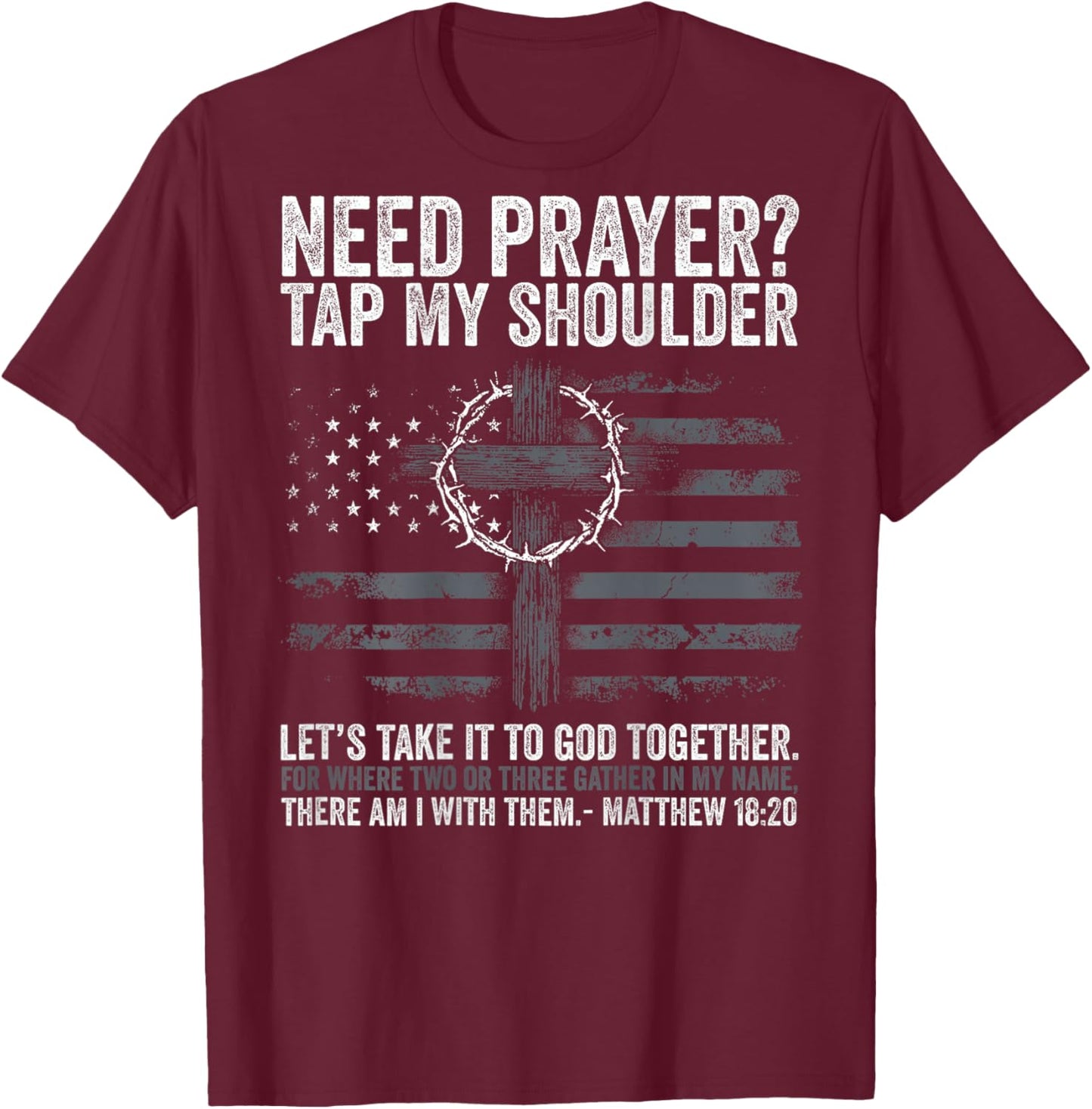 (On Back) T-Shirt - T-Shirt | Maroon