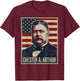 Chester A. Arthur Portrait T-Shirt - T-Shirt | Maroon