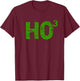 HO HO HO 3 Funny Christmas HO3 Cubed Meme T-Shirt - T-Shirt | Maroon