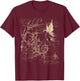 Y2K Grunge Alt Goth Fairy Sigilism Vintage Graphic T-Shirt - T-Shirt | Maroon