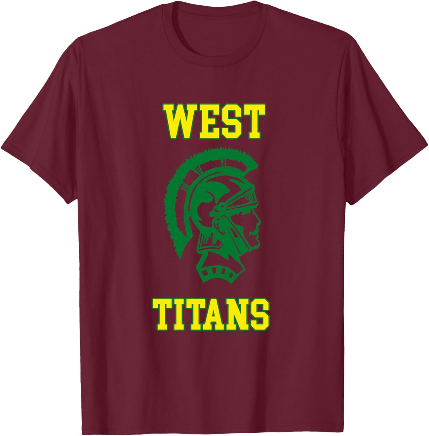 West Titans retro 90's design T-Shirt - T-Shirt | Maroon