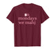 On Mondays we Mahj Coquette Bow Mahjong Lover T-Shirt