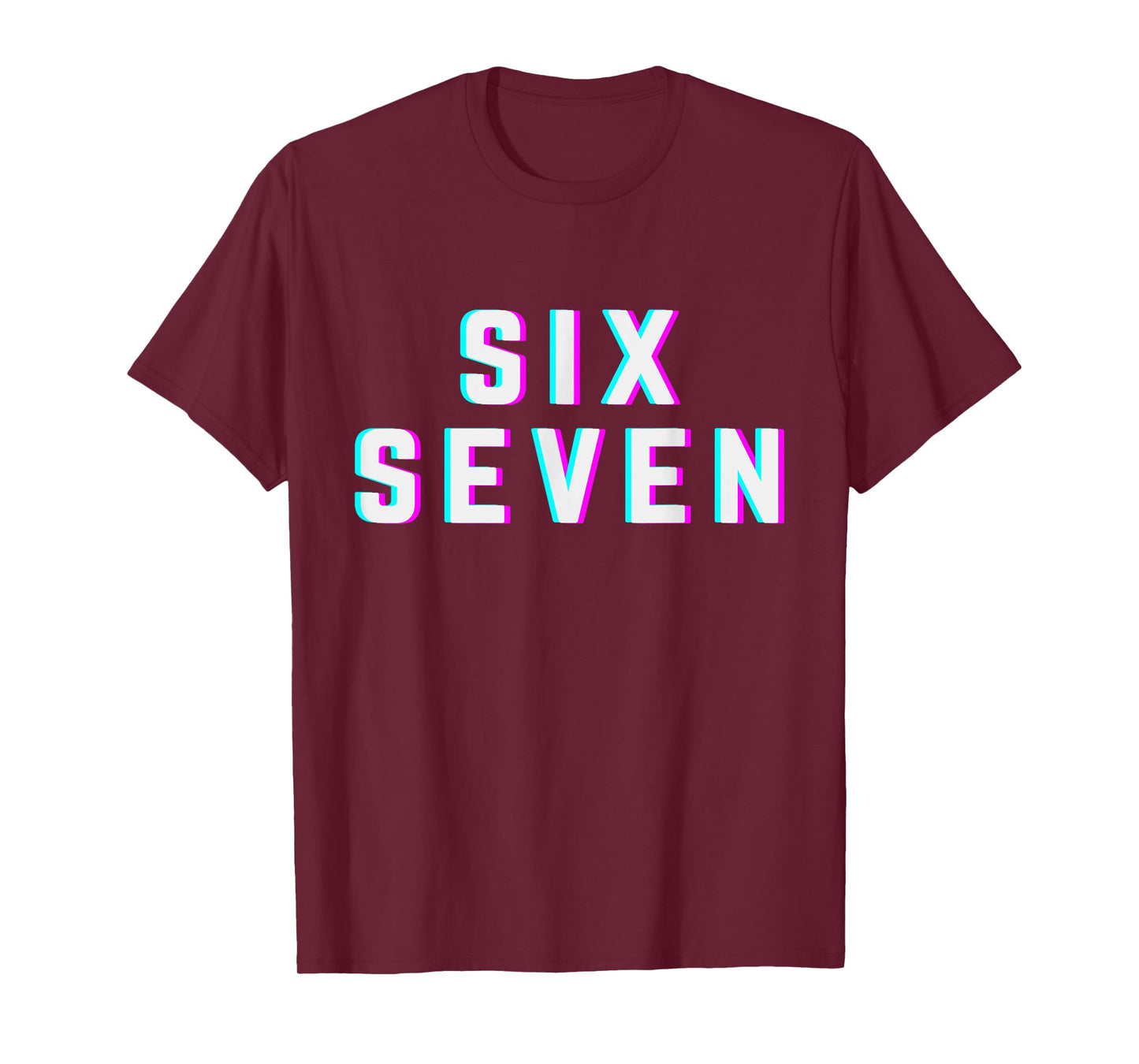 Cool Six Seven Number Gen Alpha Slang 6 7 Trending Meme T-Shirt