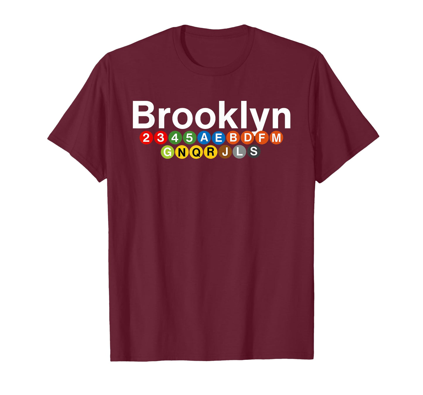 New York Brooklyn Subway Station Signs, Train Signs NYC T-Shirt