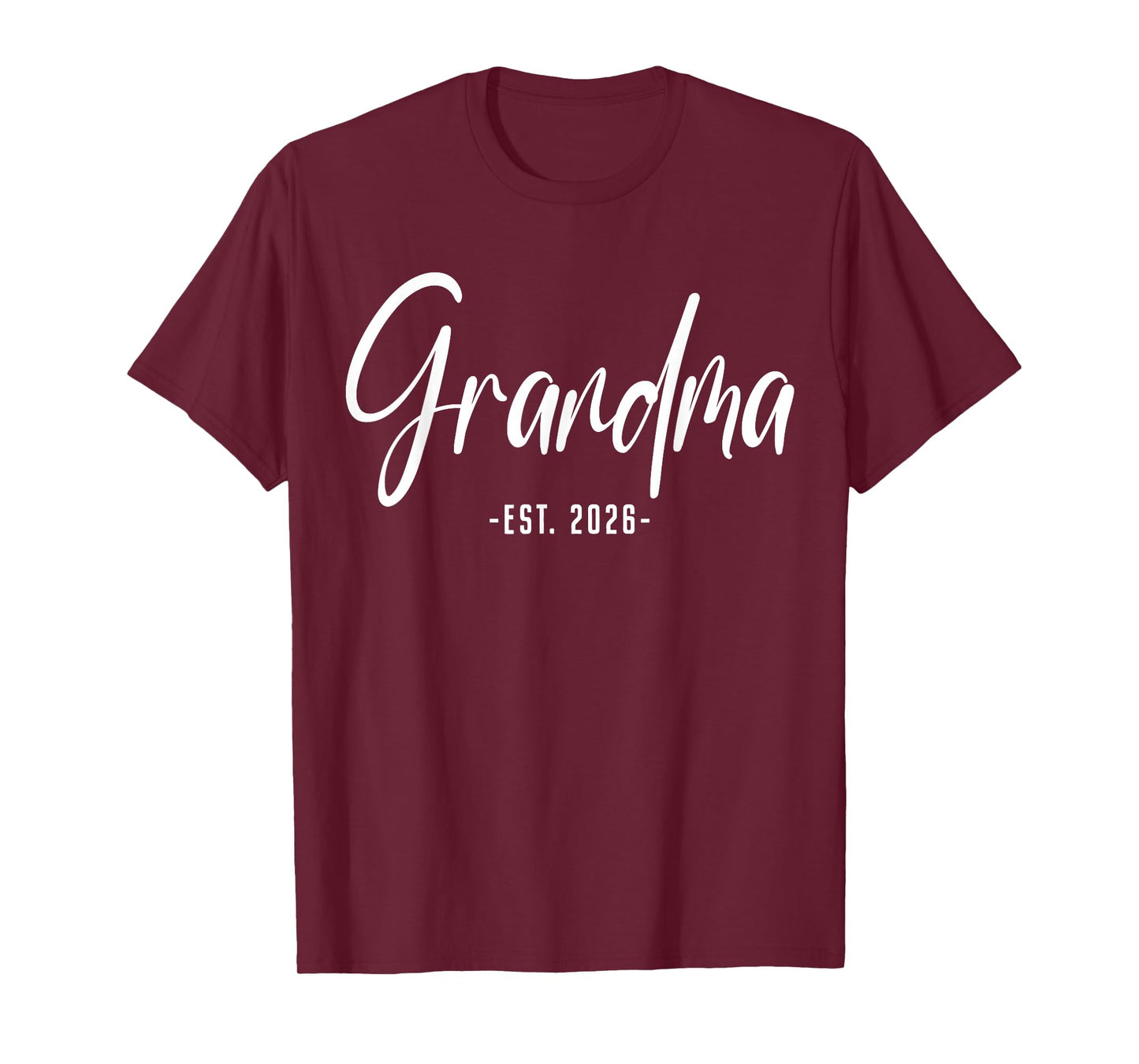 Grandma Est 2026 Promoted to Grandmother Baby Reveal T-Shirt