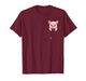 Funny Pig Peeking in Pocket Farm Animal Lover Men Women Kids T-Shirt