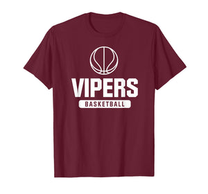 Vipers Basketball for Elementary, Middle, and High Schools T-Shirt