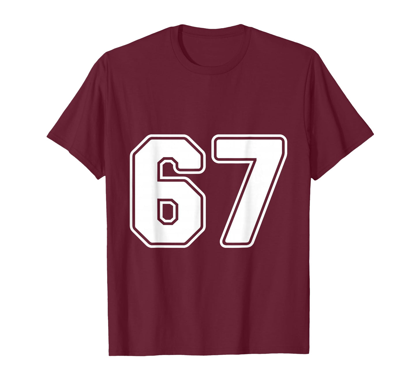 67 Meme 6 7 Numbers Six Seven Funny Boys Kids T-Shirt