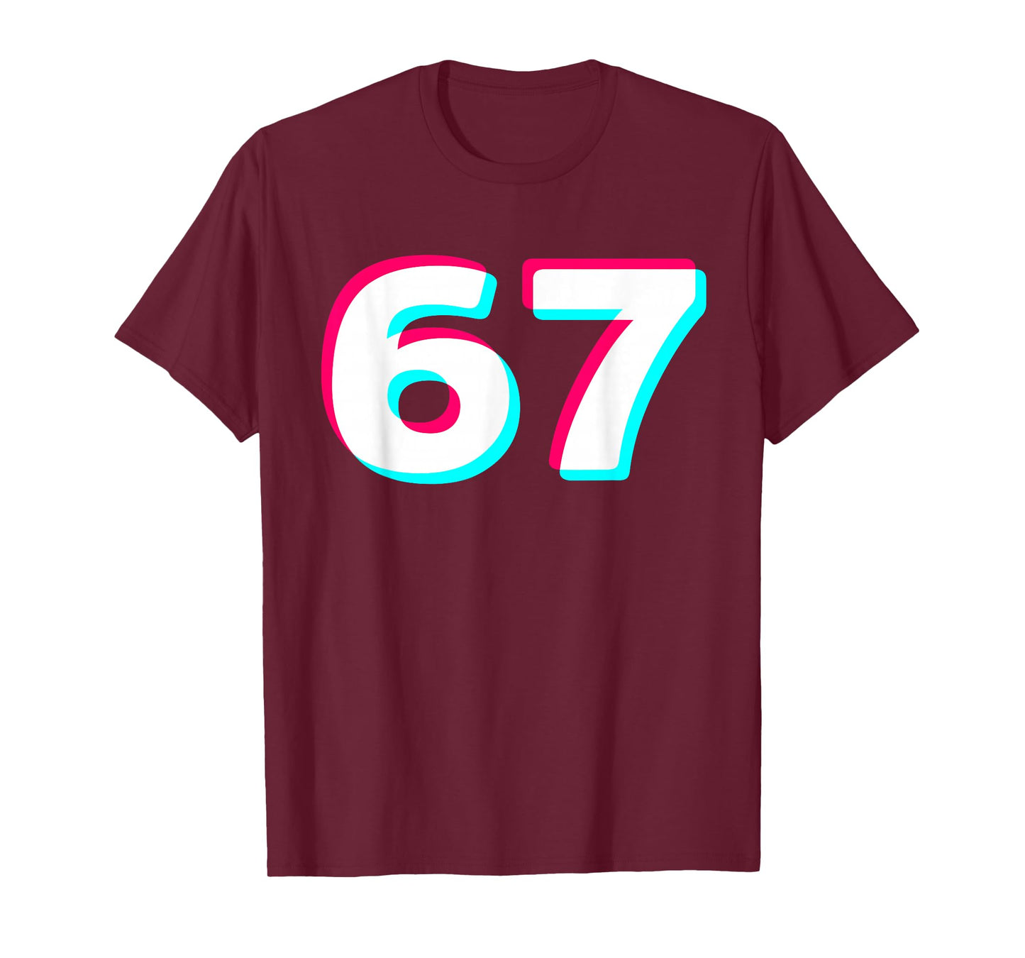 Six Seven Alpha Gen Meme 6 7 Matching 67 T-Shirt