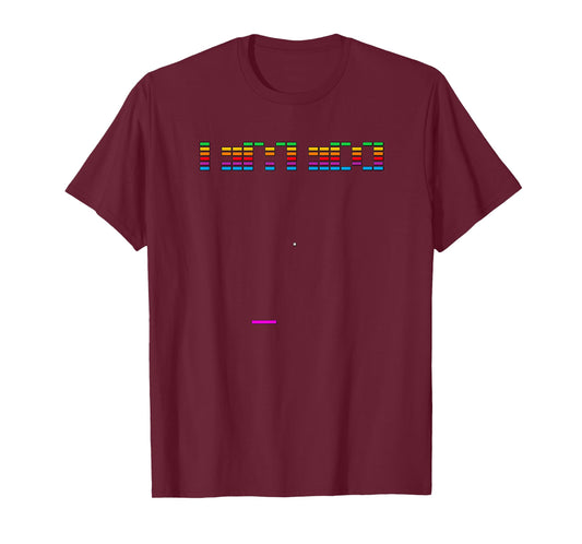 FAFO Retro 8-bit Block-Breaker Ball & Paddle Pixel Art Gamer T-Shirt