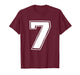 Number 7 Six Seven 6 7 Meme 67 Funny 7th Birthday 7 Years T-Shirt