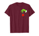 Pocket Christmas Hand Funny Xmas Character Matching Family T-Shirt