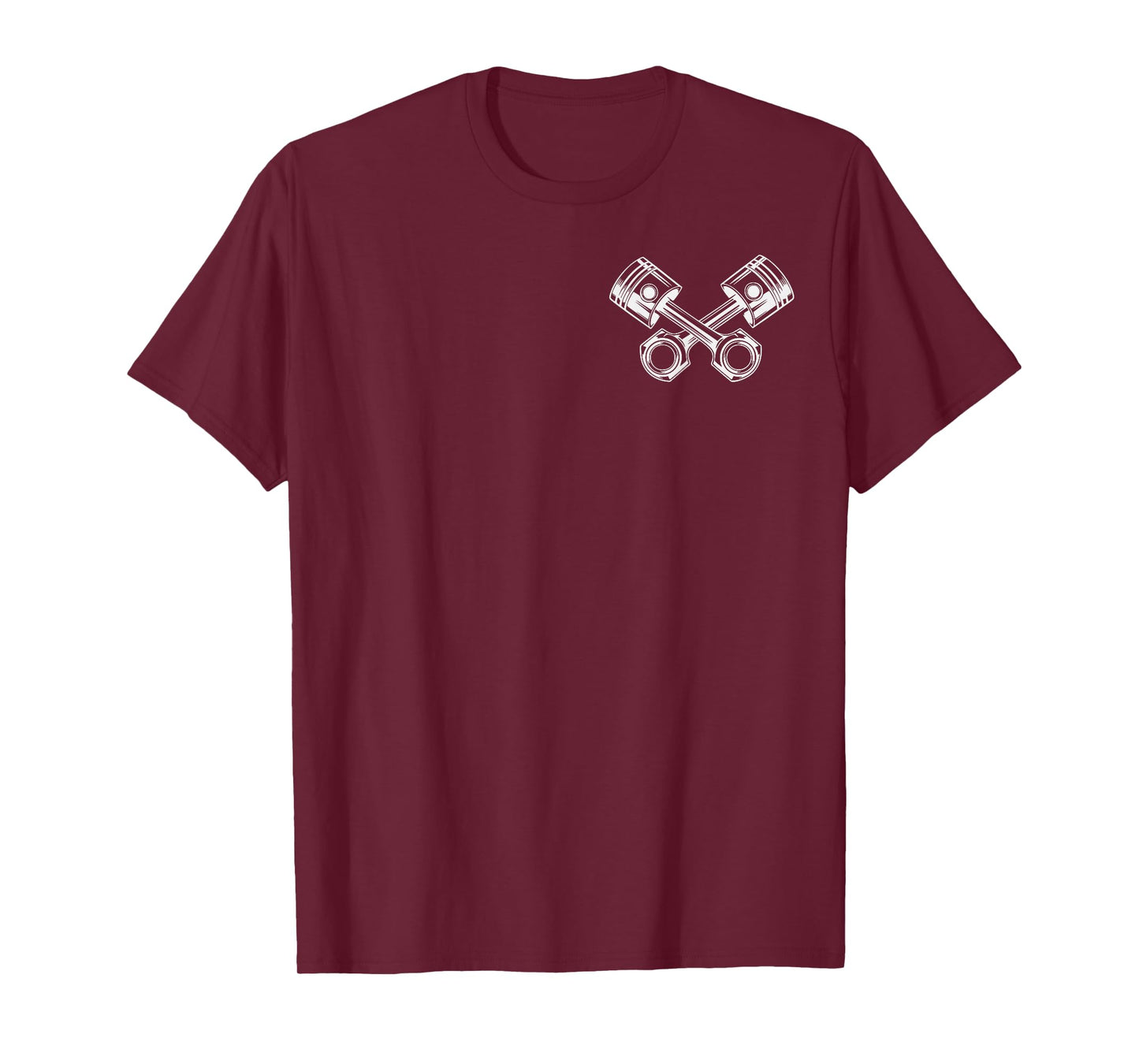 Car Mechanic Piston Artwork Auto Engine Garage Guy T-Shirt