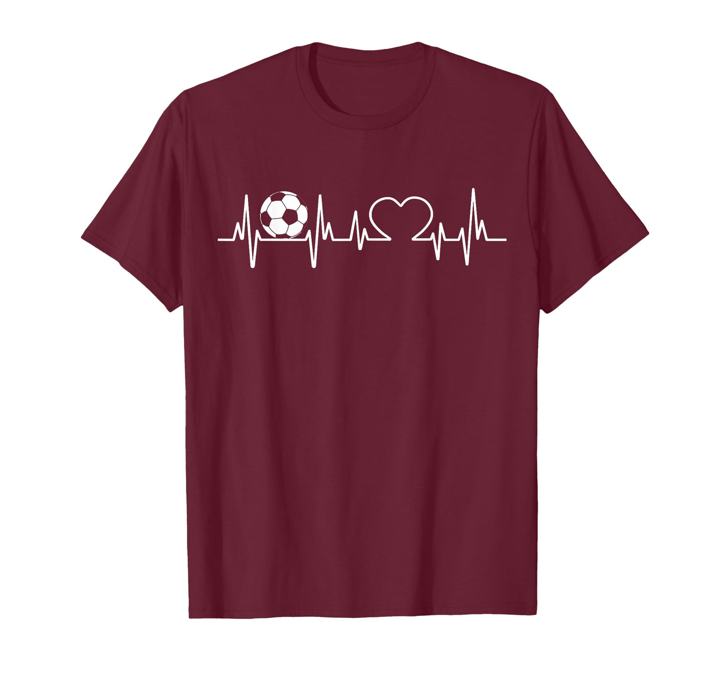 Soccer Ball Heartbeat Soccer Player Heartbeat Soccer T-Shirt