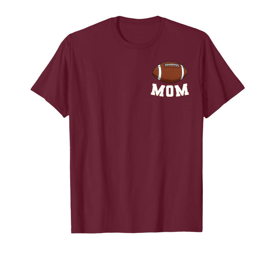 Mom of The Birthday Boy 1 Year Old Football Family Matching T-Shirt