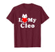 I Love My Cleo Cat Owner Pet Kitten Lover T-Shirt