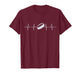 Ice Hockey Heartbeat Graphic Tee for Men Women Youth T-Shirt
