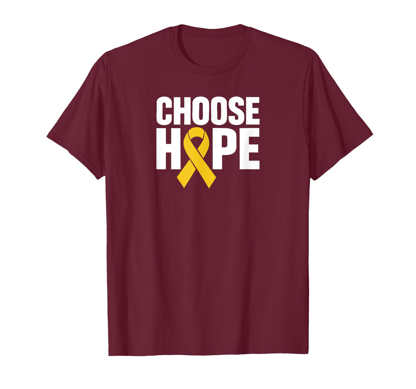 Hope: Pediatric Cancer Awareness Support T-Shirt