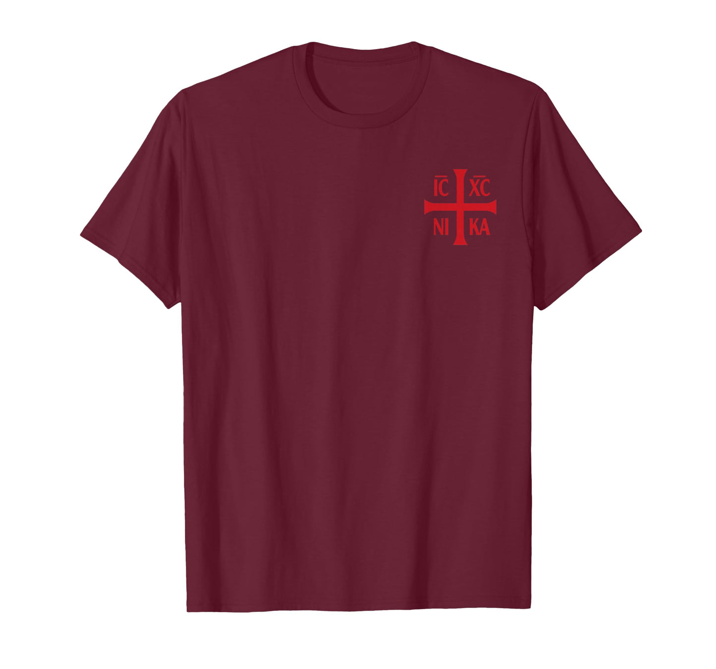 ICXC Nika Christogram Symbol Cross Orthodox Christian Jesus T-Shirt