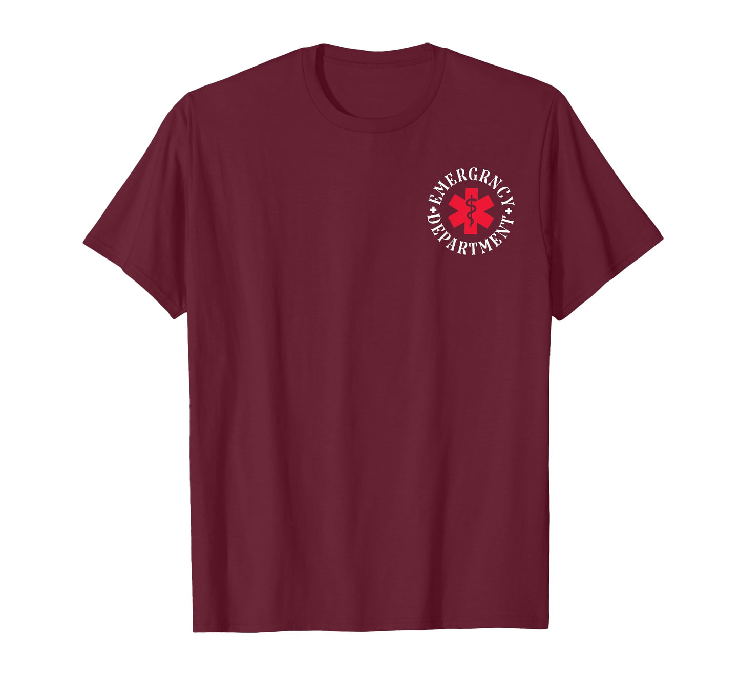 (2 Sided) Emergency Department Skeleton Christmas T-Shirt