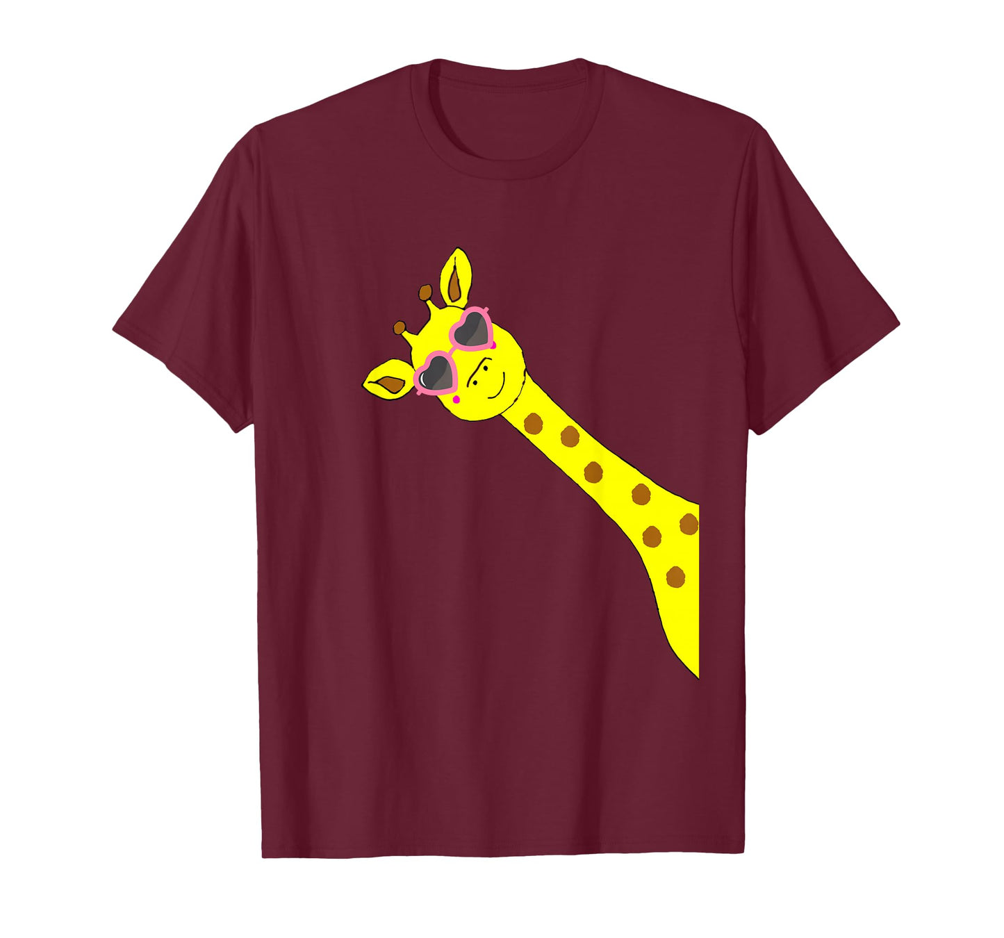 Funny Giraffe with Sunglasses Zoo Lover Africa Safari T-Shirt