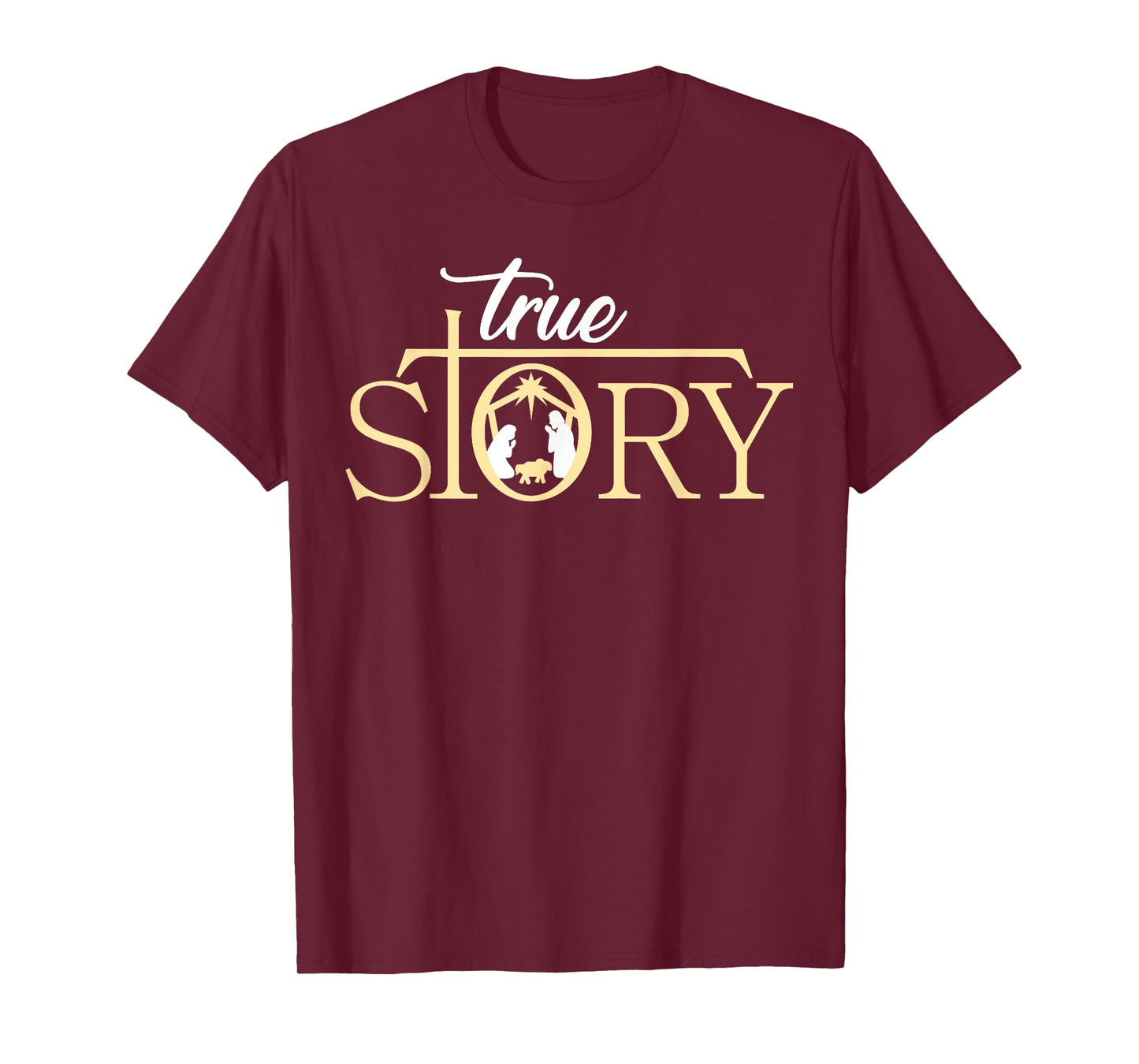 True Story of Jesus Birth Christmas Nativity Christmas T-Shirt