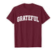 Grateful Athletic Lettering Thanksgiving Turkey Day T-Shirt