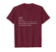 67 Definition Dictionary Funny Six Seven Meme Teachers T-Shirt