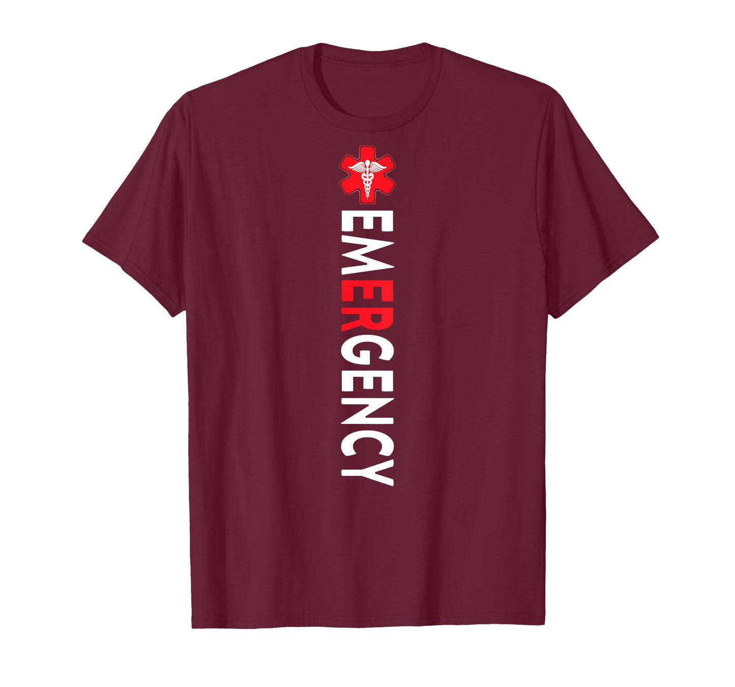 Emergency Department Emergency Room Nurse ER Nurse Back of T-Shirt