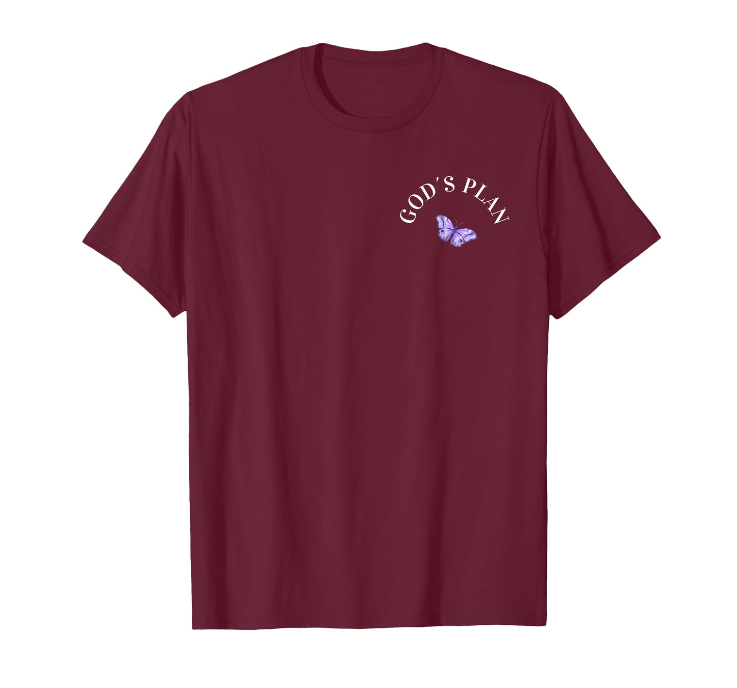 Your Plan and God's Plan Isaiah Bible Verse Faith 2 Sides T-Shirt