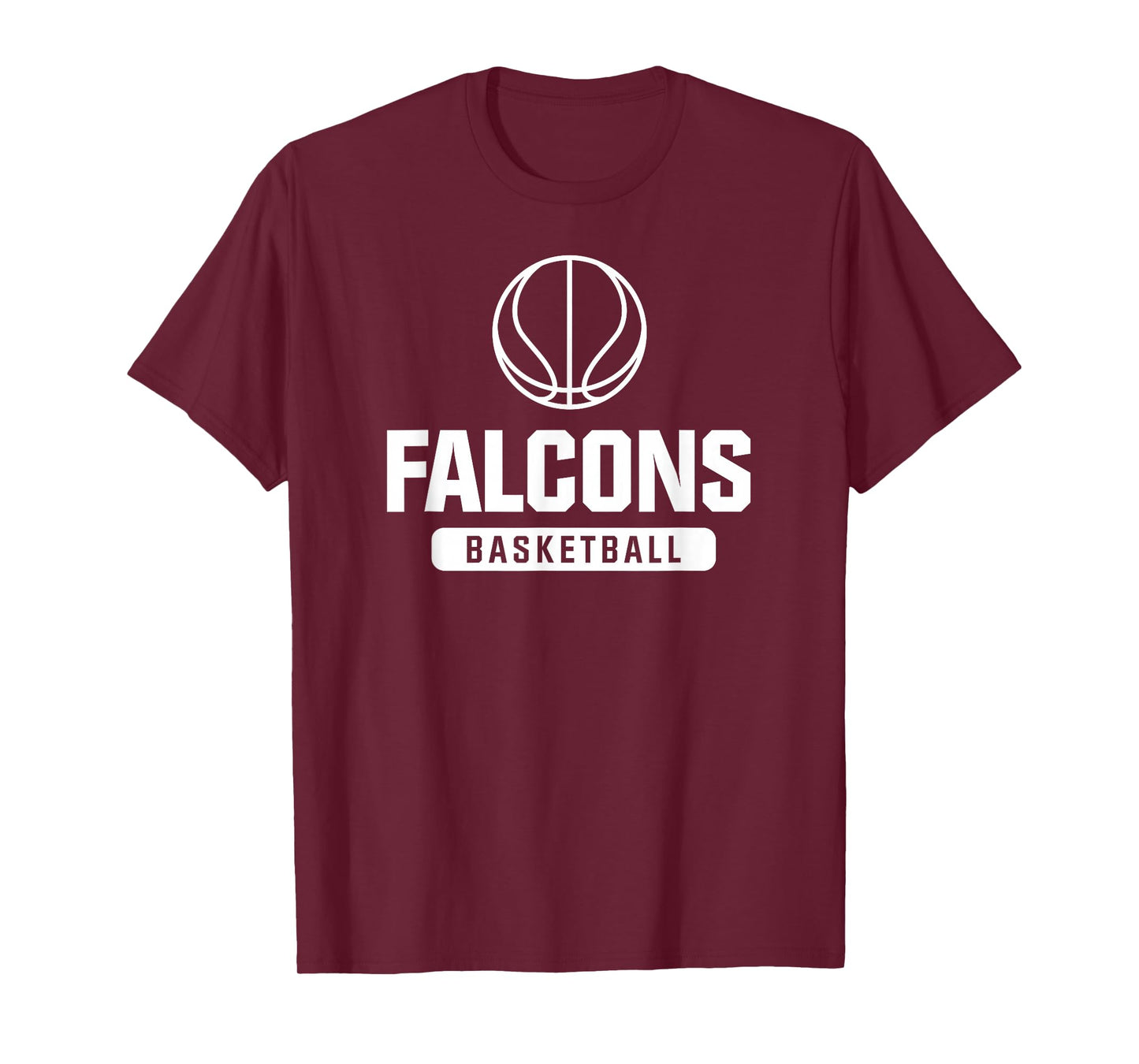 Falcons Basketball for Elementary, Middle, and High Schools T-Shirt