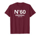 No 60 Original 60th Birthday Born in 1966 Sixtieth Retro T-Shirt