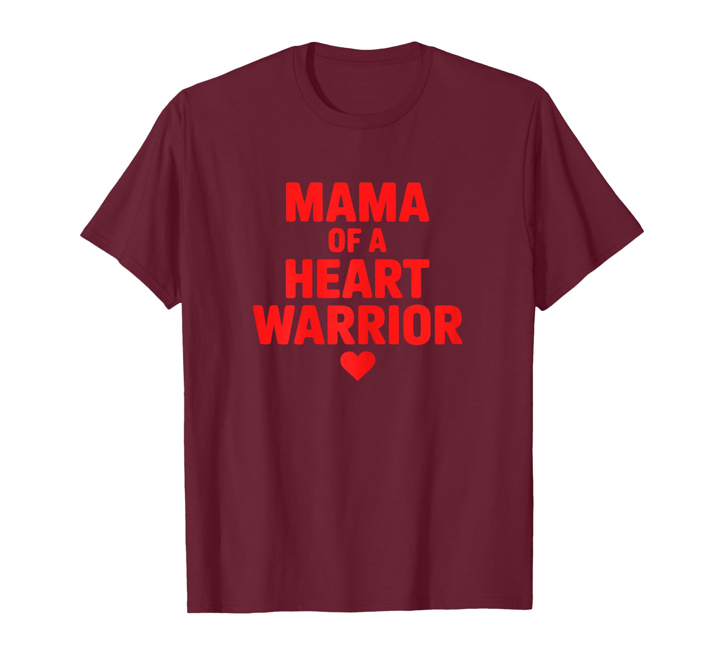 Vintage Mama of A Heart Warrior Disease Awareness CHD Women T-Shirt