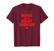 Vintage Mama of A Heart Warrior Disease Awareness CHD Women T-Shirt