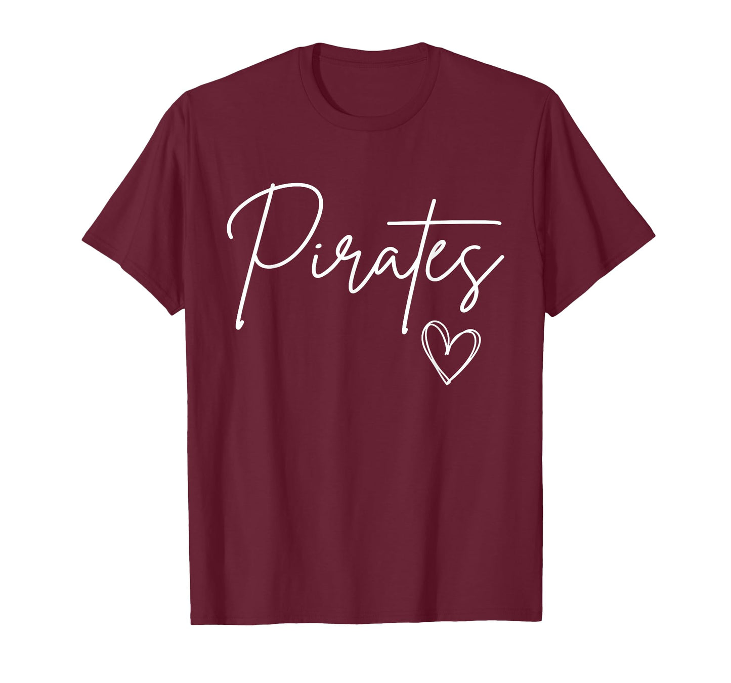 Pirates School Mascot KLuv Tee T-Shirt
