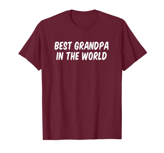 Best Grandpa in The World T-Shirt
