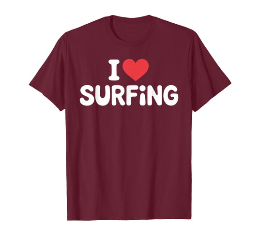 Surfing Art for Men Women Surfer Surfboard Lover Surfing T-Shirt